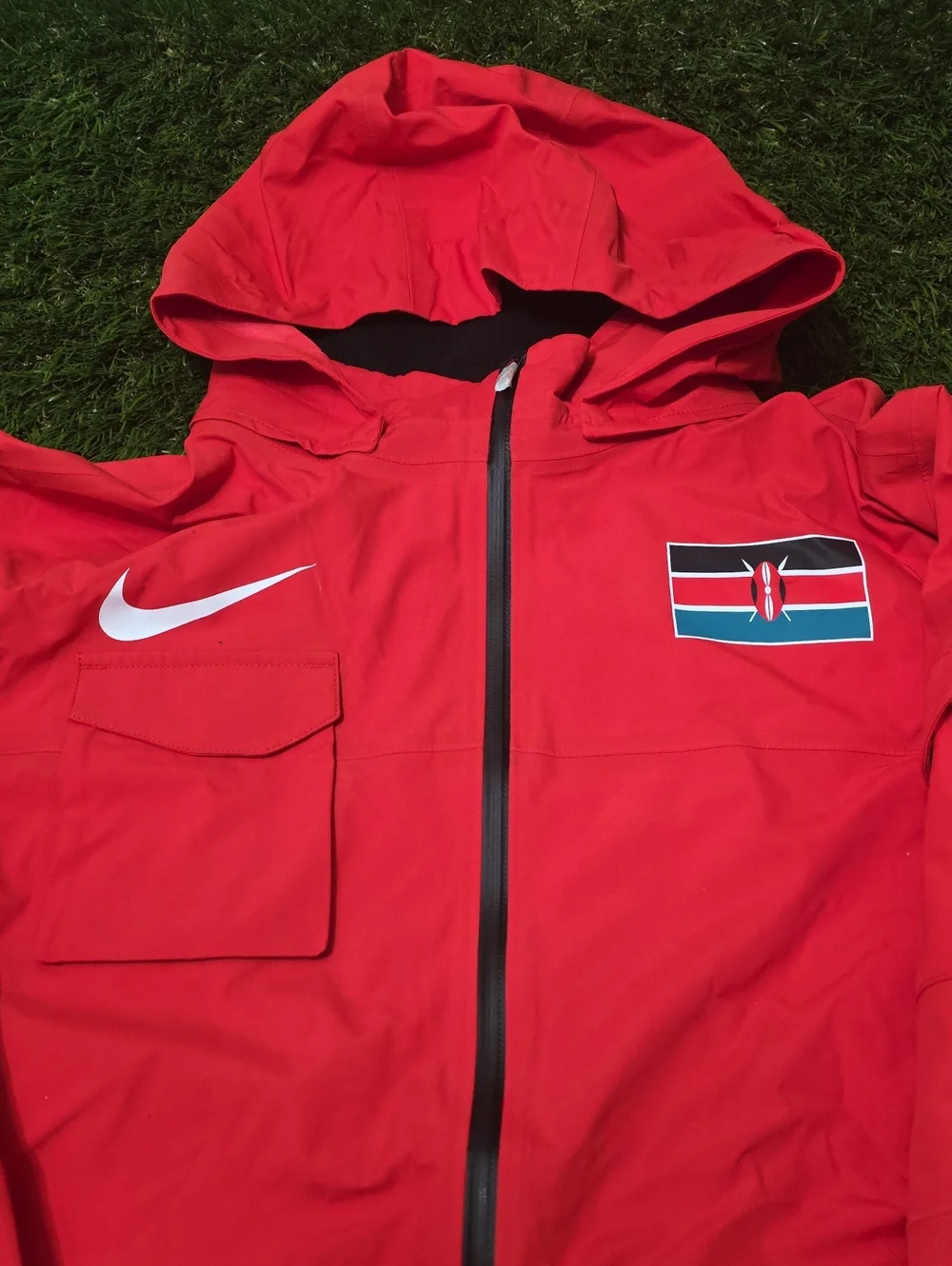 Nike Pro Elite Kenya Team Issued Storm-Fit ADV Jacket. Size L.